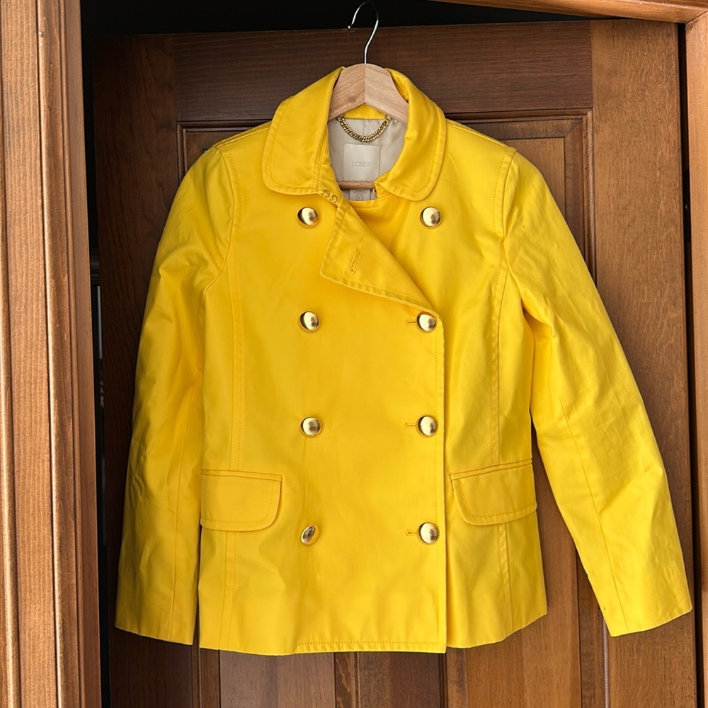 J Crew Yellow Jacket NWT Size 0